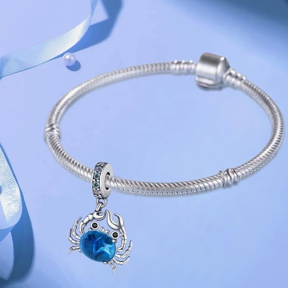 🦀STERLING SILVER BLUE CRAB s925 - Picture 7 of 7